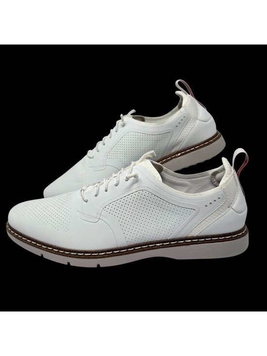 Stacy Adams Other - Stacy Adams Mens White Perforated Oxford Shoes Lightweight Size 11.5